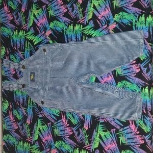 VTG Baby B'Gosh Vestbak By Oshkosh B'Gosh Hickory Stripe Overalls